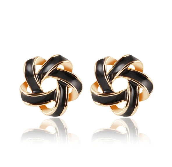 Stud Earrings for Women Brincos Fashion Pendientes 2022 Bijoux Enamel Flower boucle d'oreille femme Accessory Jewelry