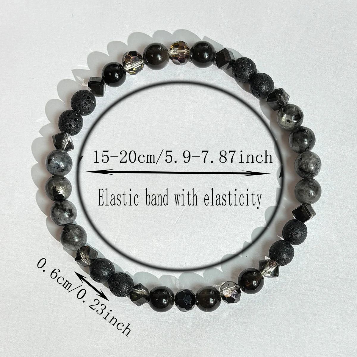 1pc/Boho Handmade Labradorite Bracelet - Perfect Gift for Men and Women in All Seasons