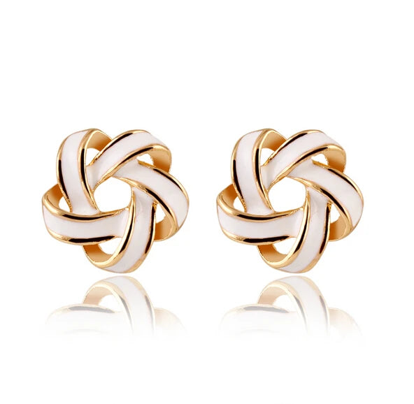 Stud Earrings for Women Brincos Fashion Pendientes 2022 Bijoux Enamel Flower boucle d'oreille femme Accessory Jewelry