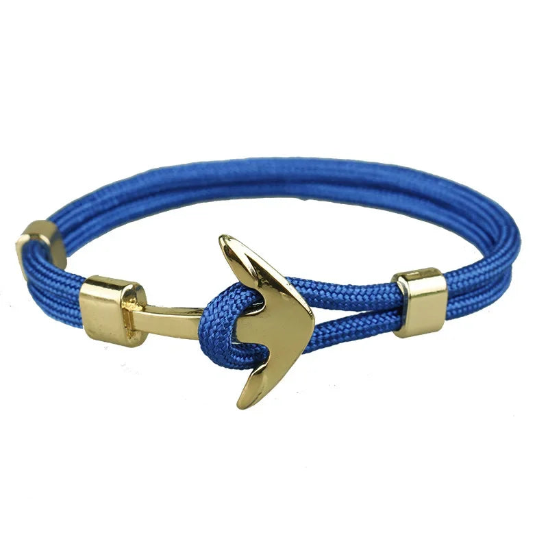 Man's Bracelets Luxury Designer Alloy Bangles Simple Jewlery Men Accessories Anchor Bracelet Male Wristband Chain Wrist Band