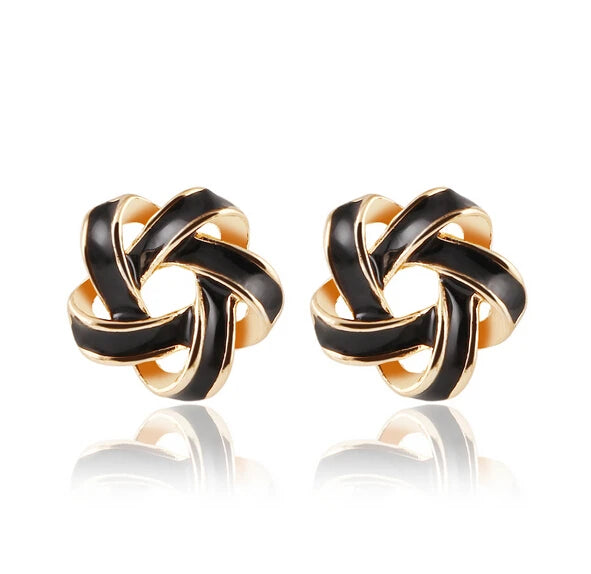Stud Earrings for Women Brincos Fashion Pendientes 2022 Bijoux Enamel Flower boucle d'oreille femme Accessory Jewelry
