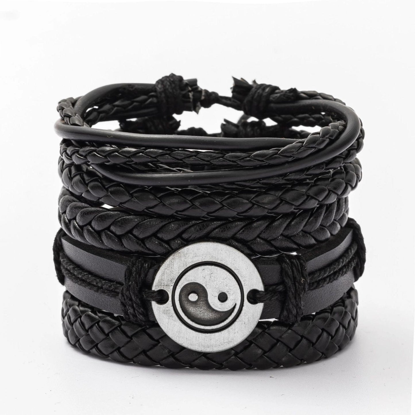 06 2024 Leather Braided Bracelet For Men