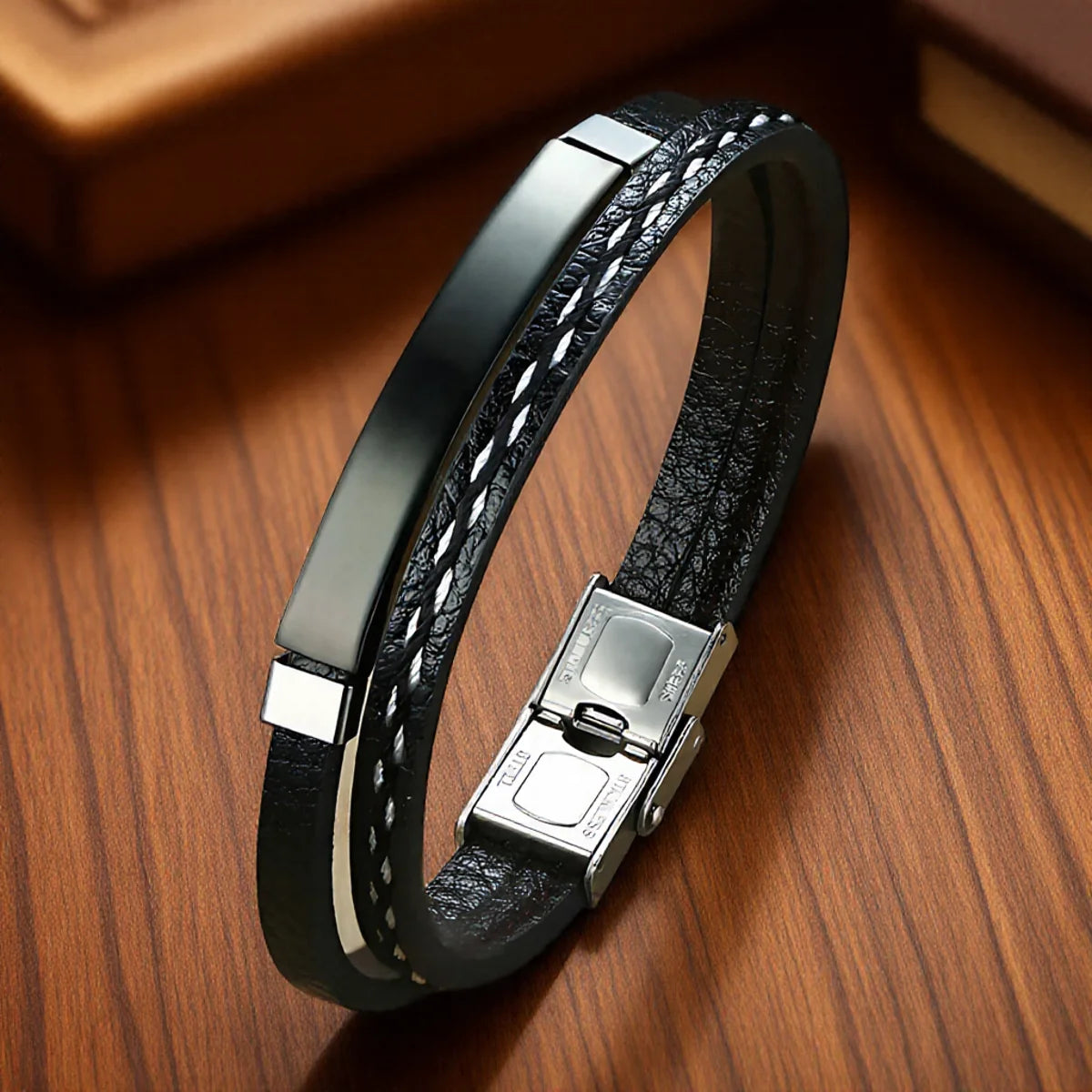 Trendy Unisex Leather Cuff Bracelet For Men Women Adjustable Wristband Handmade Bangle Stylish Gift For Daily Outfit