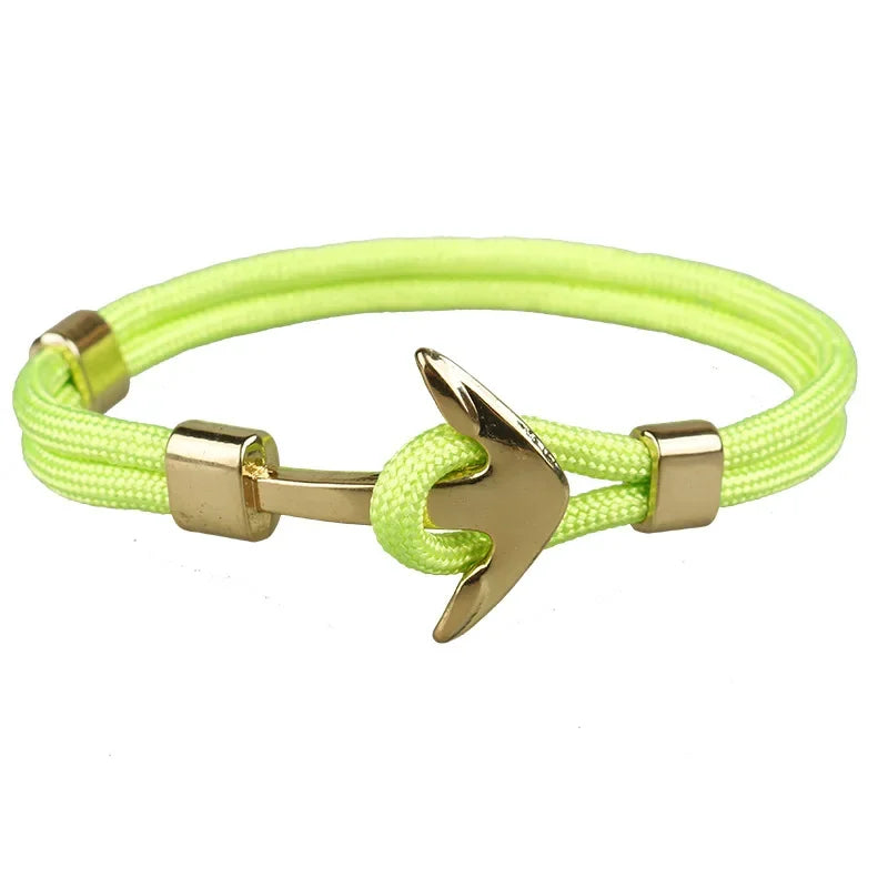 Man's Bracelets Luxury Designer Alloy Bangles Simple Jewlery Men Accessories Anchor Bracelet Male Wristband Chain Wrist Band