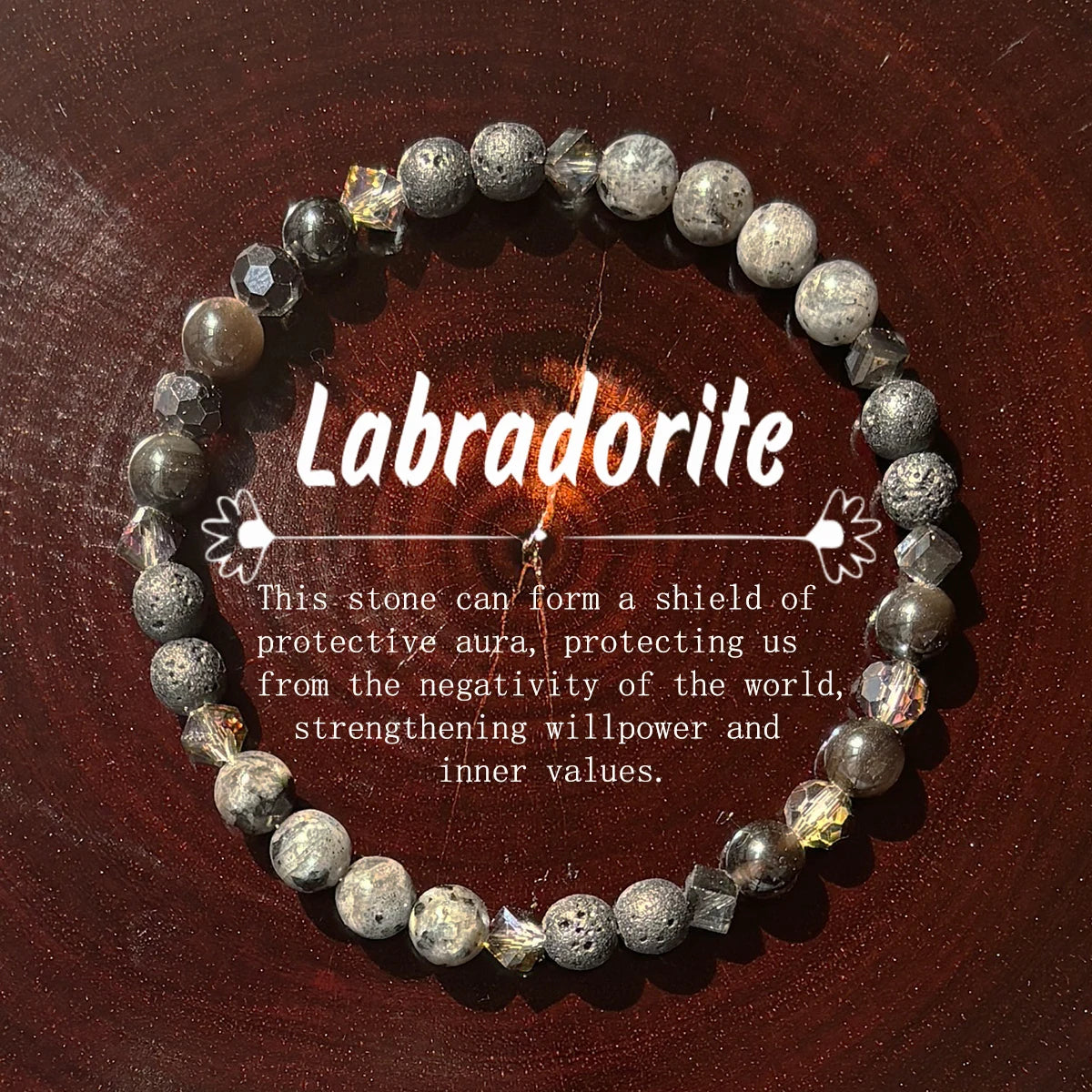 1pc/Boho Handmade Labradorite Bracelet - Perfect Gift for Men and Women in All Seasons